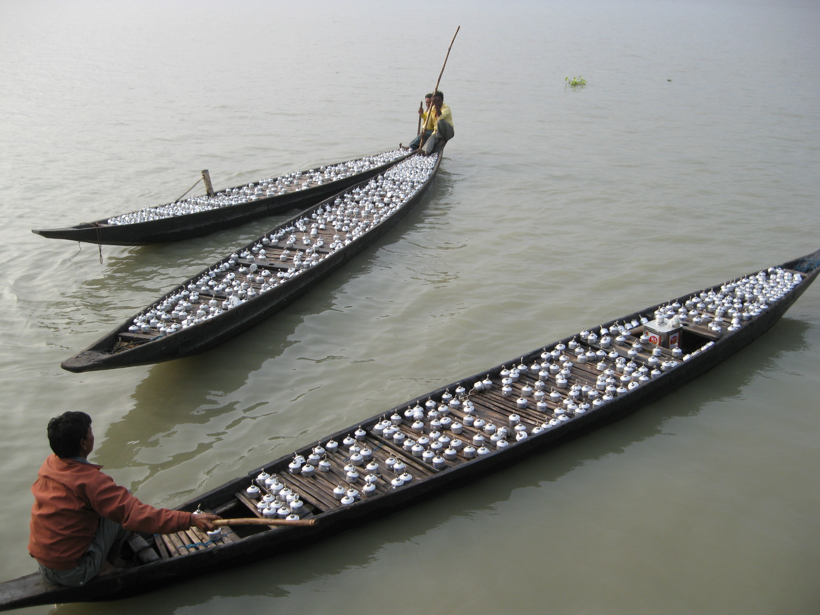 Brahmaputra video sculpture