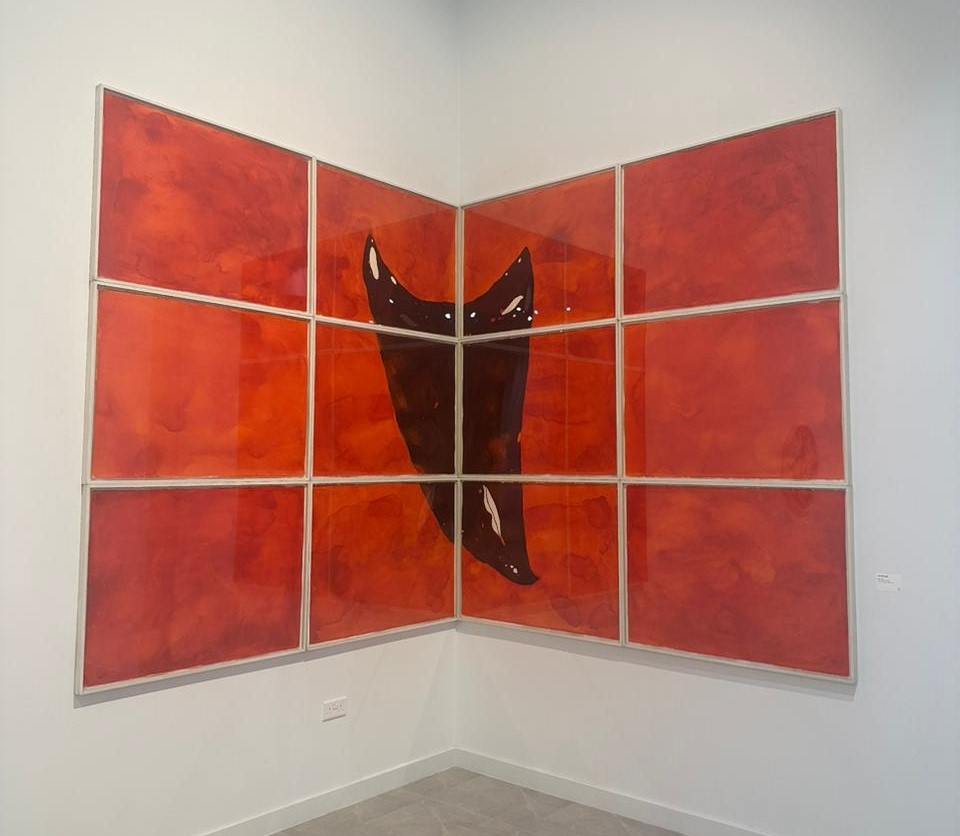 Red Kali Framed